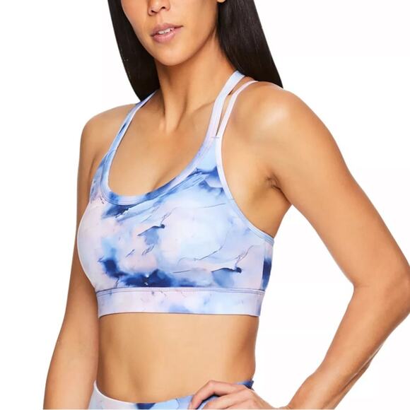 GAIAM Pink Purple Shiva Medium-Impact Sports Bra Womens - Picture 1 of 9